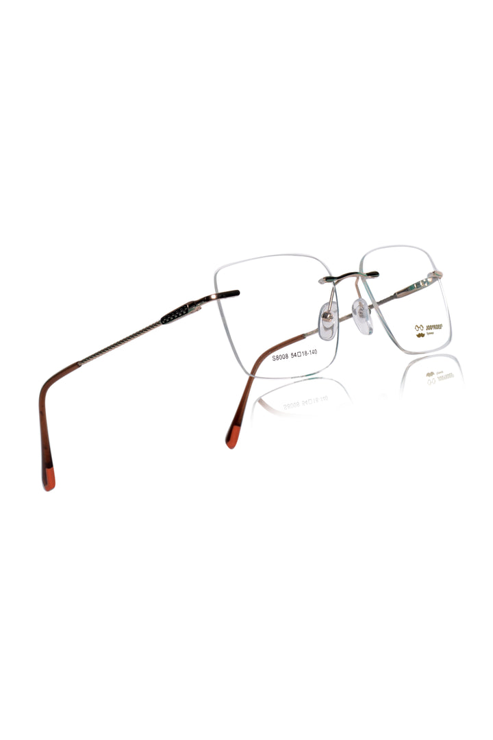 Jodykoes Square Signature Rimless Frame (Gold)
