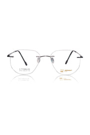 Jodykoes Hexagon Premium Rimless Frame (Black)