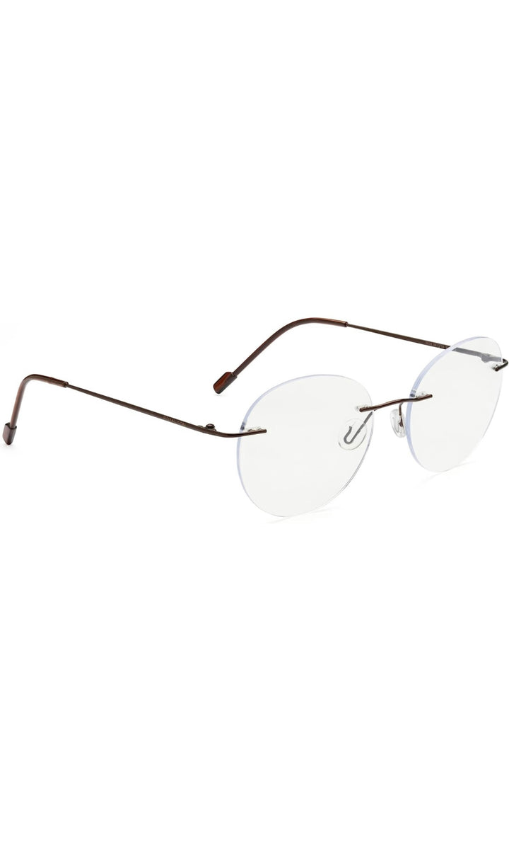 Jodykoes Round Signature Rimless Frame