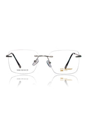 Jodykoes Square Signature Rimless Frame (Silver)