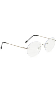 Jodykoes Round Signature Rimless Frame