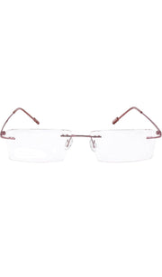 Jodykoes Rectangle Signature Rimless Frame