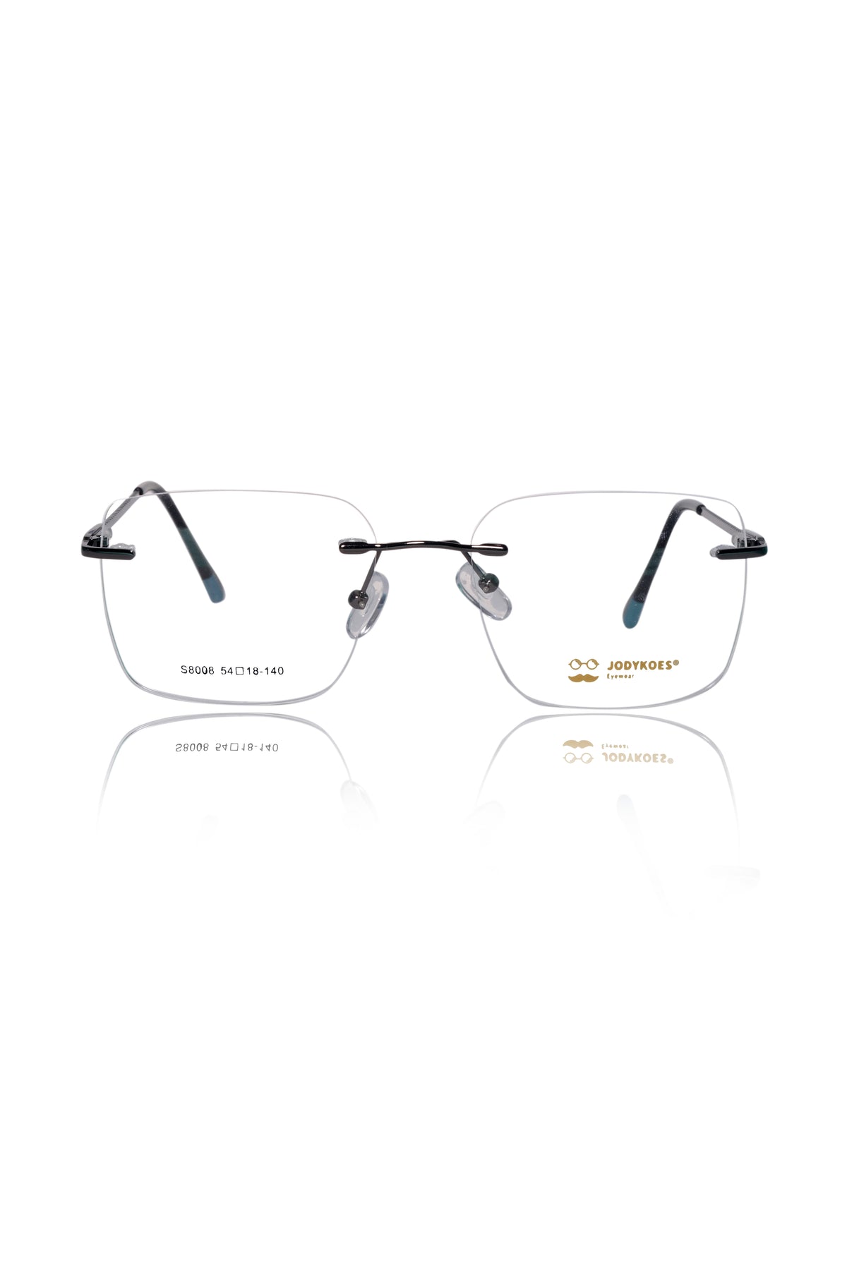 Jodykoes Square Signature Rimless Frame (Grey)
