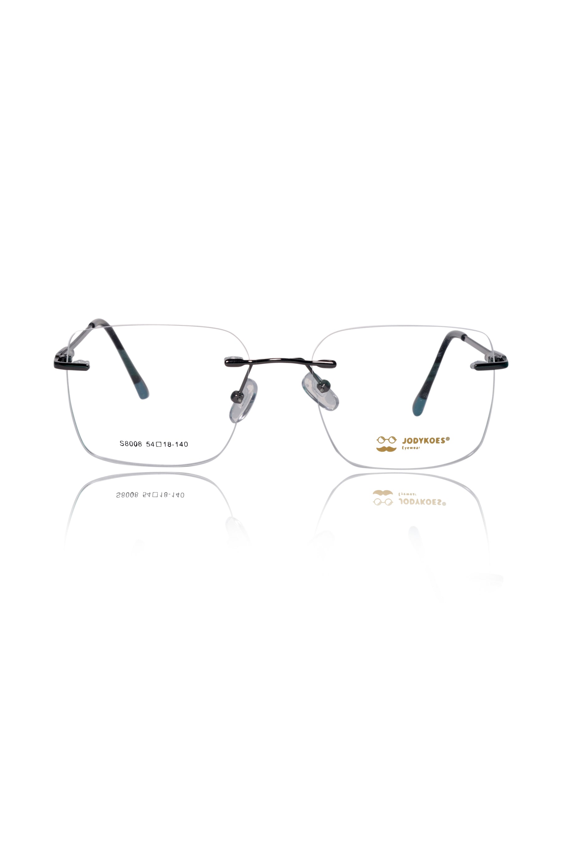 Jodykoes Square Signature Rimless Frame (Grey)