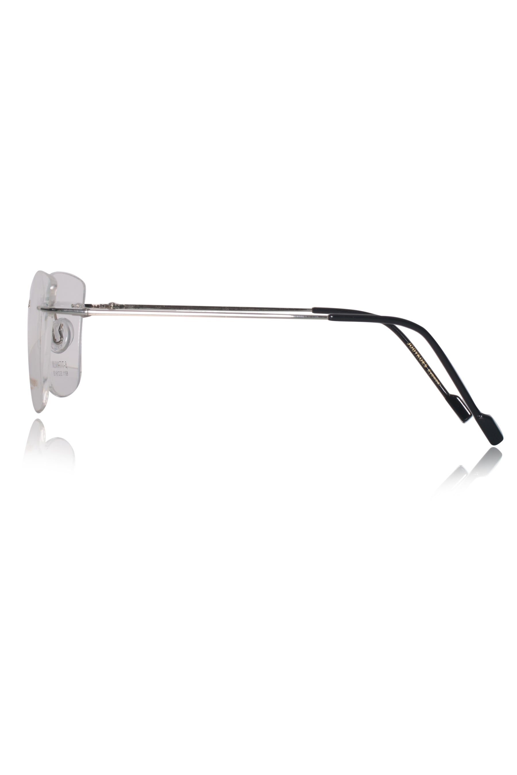 Jodykoes Cat Eye Premium Rimless Frame (Silver)