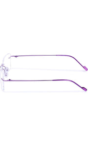 Jodykoes Rectangle Signature Rimless Frame