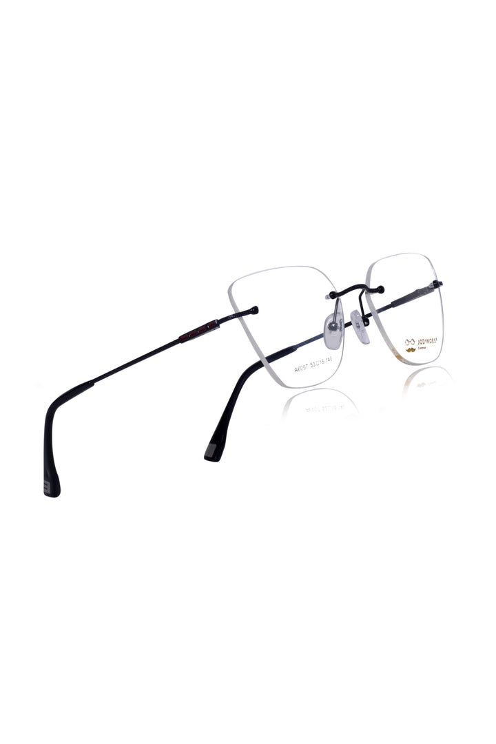Jodykoes Cat Eye Signature Rimless Frame (Black)