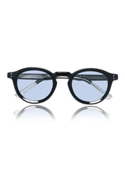 Jodykoes Legacy Round Sunglasses – UV400 Polarized (Trans Blue)