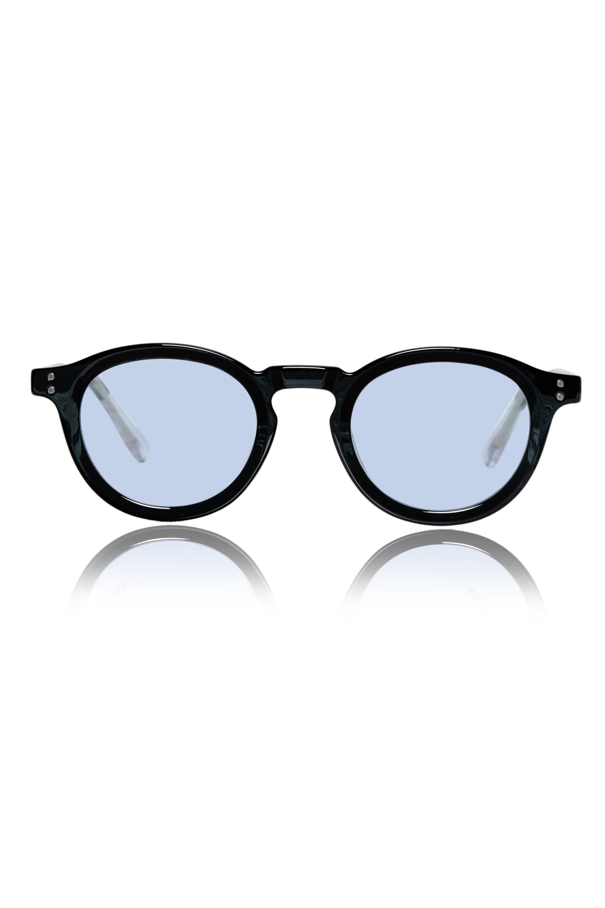Jodykoes Legacy Round Sunglasses – UV400 Polarized (Trans Blue)