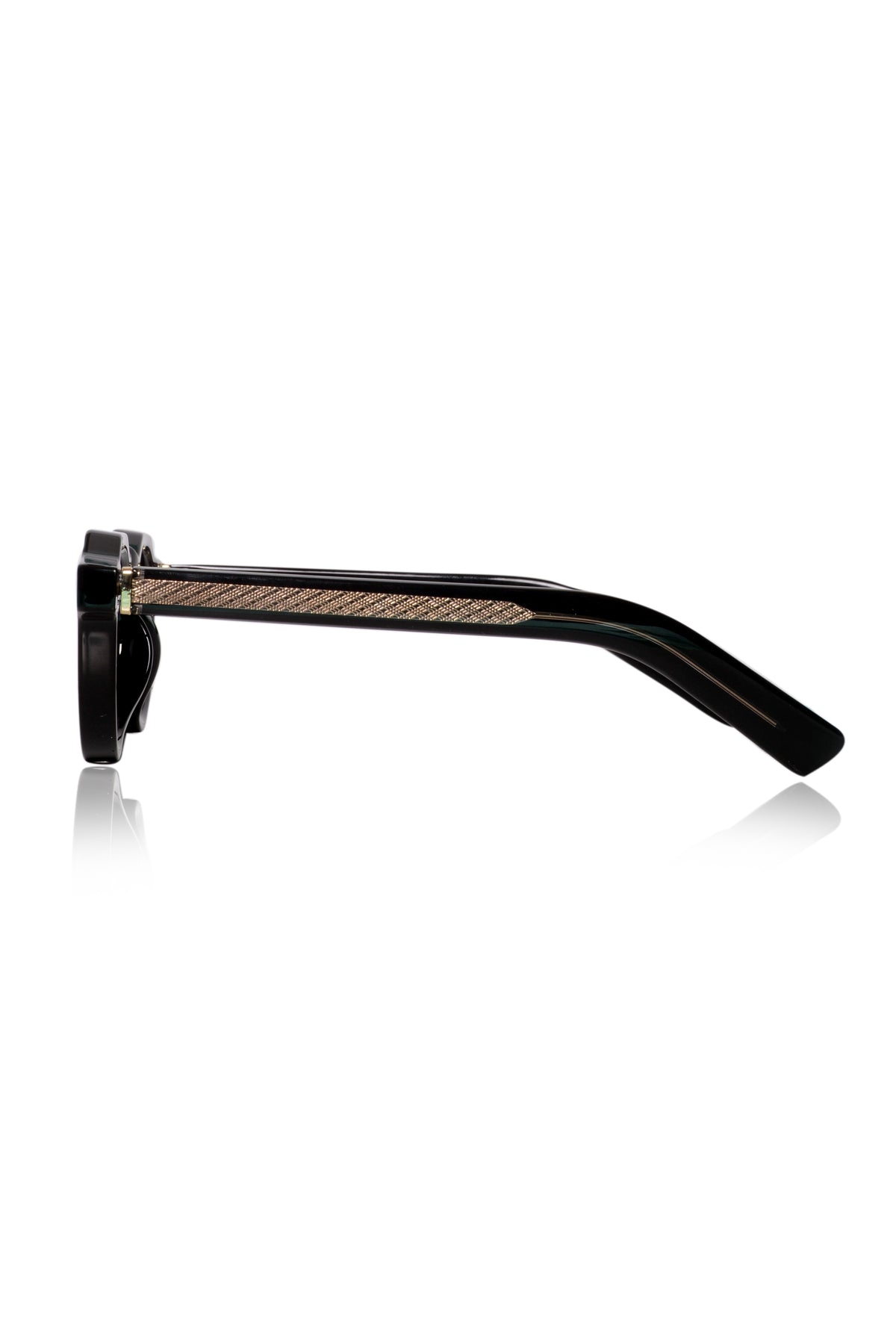 Jodykoes Legacy Round Flat-Top Sunglasses – UV400 Polarized (Black)