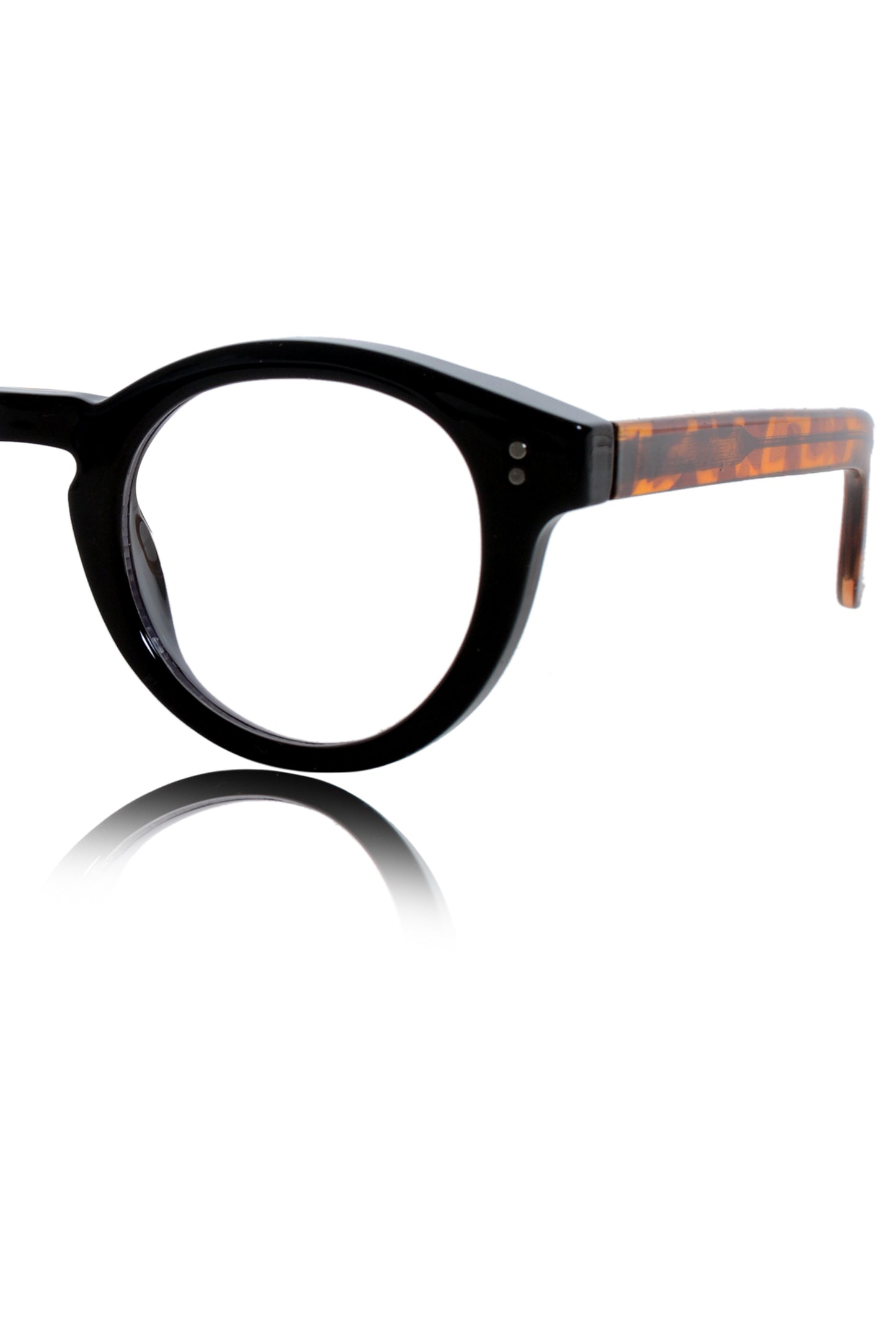 Jodykoes Founder's Edition Round Frame | Premium Pure Acetate Sheet Eyeglasses Frame (Tortoise)