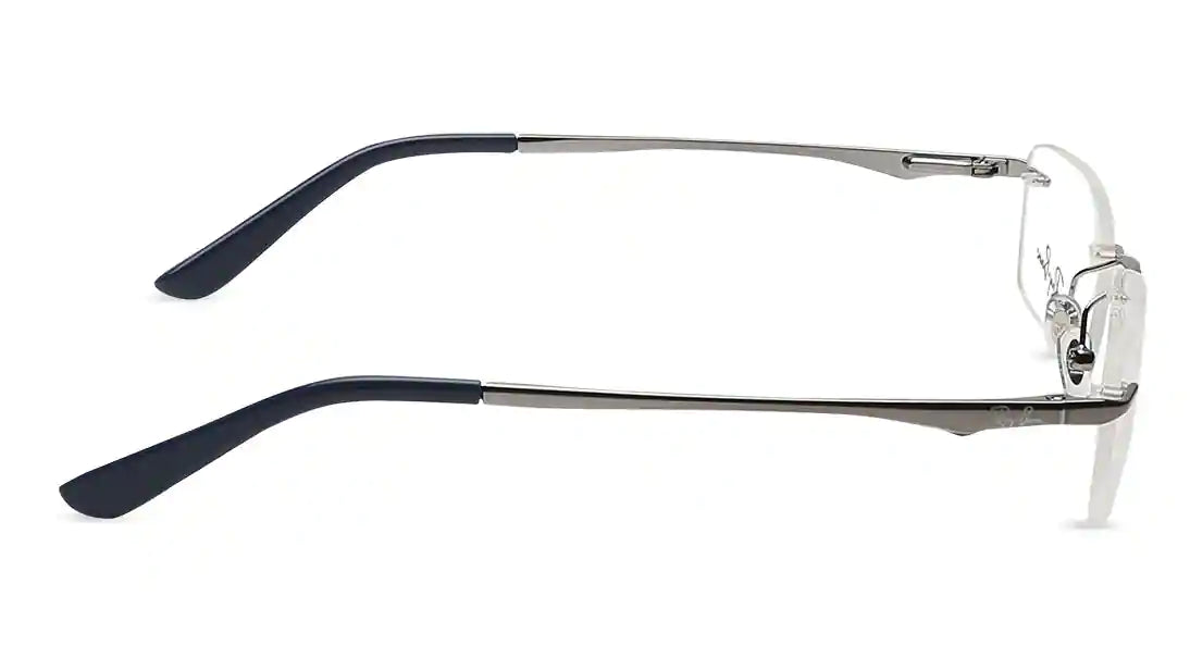 RAY-BAN Grey Rectangle Rimless Eyeglasses (RX6303I250253|52) - Jodykoes ®