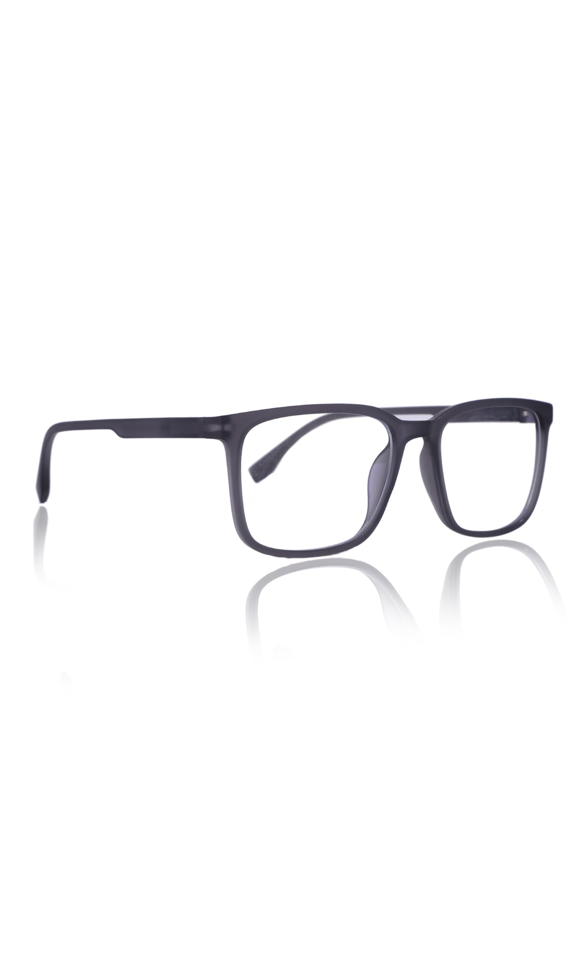 Jodykoes® Colour Series : Vibrant colours eyewear rectangle frames with anti glare and blue filter eyeglasses for men and women (Opaque Black)