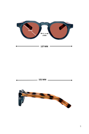 Jodykoes Legacy Flat-Top Sunglasses – UV400 Polarized (Turquoise)