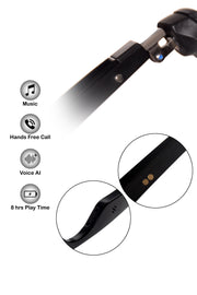 Jodykoes Square Smart Sunglasses Attachment with Speaker and Voice Assistant