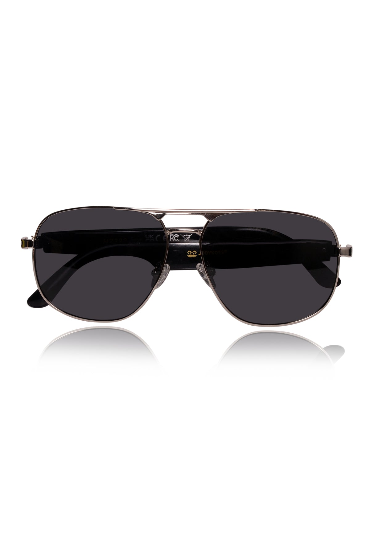 Jodykoes Square Smart Sunglasses with Speaker and Voice Assistant