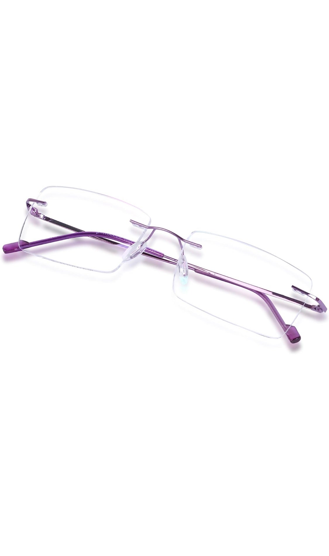 Jodykoes Rectangle Signature Rimless Frame