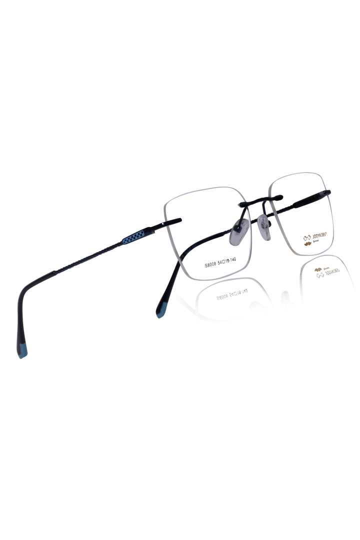Jodykoes Square Signature Rimless Frame (Blue)