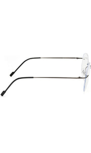 Jodykoes Round Signature Rimless Frame