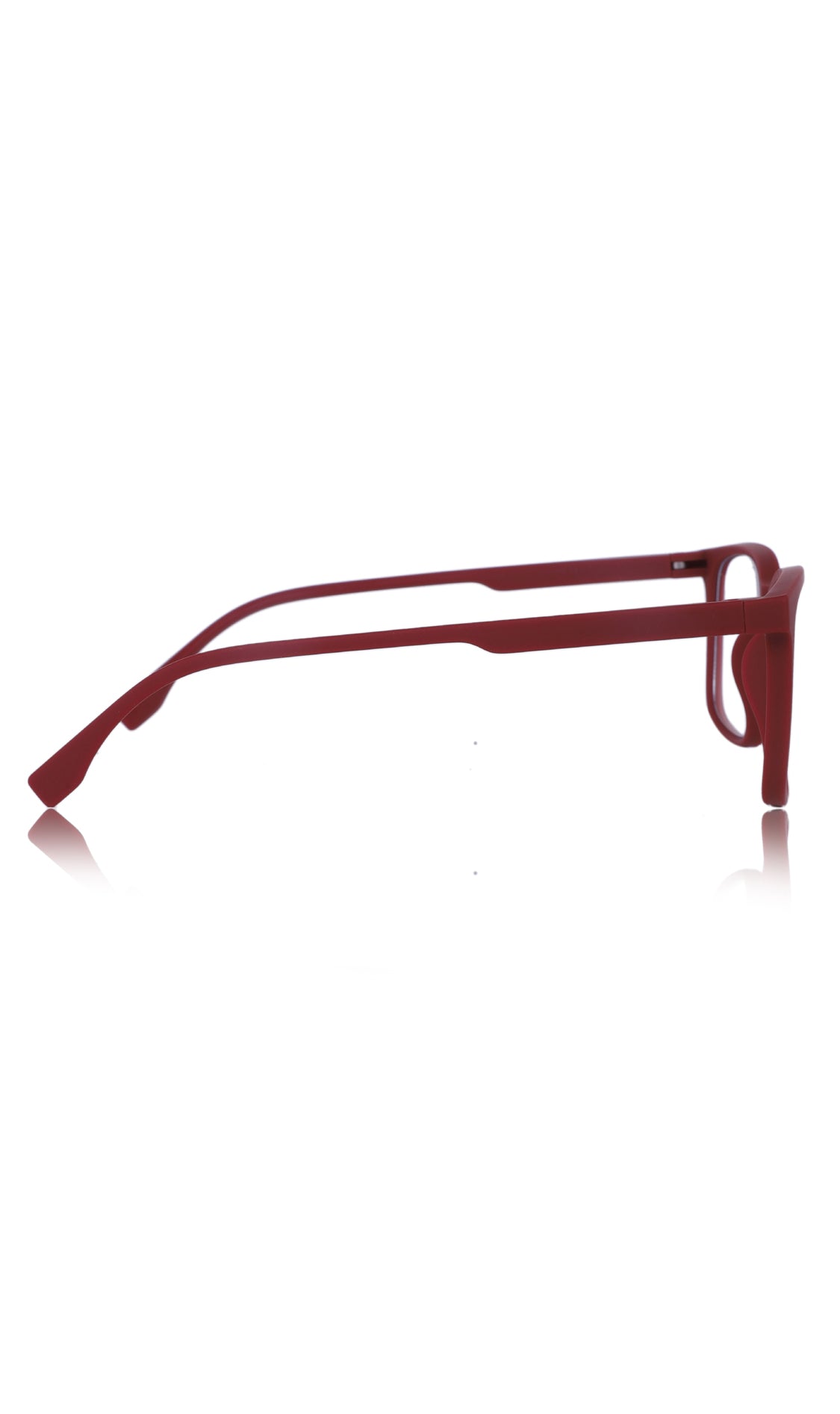 Jodykoes® Colour Series : Vibrant colours eyewear rectangle frames with anti glare and blue filter eyeglasses for men and women (Cherry Red)