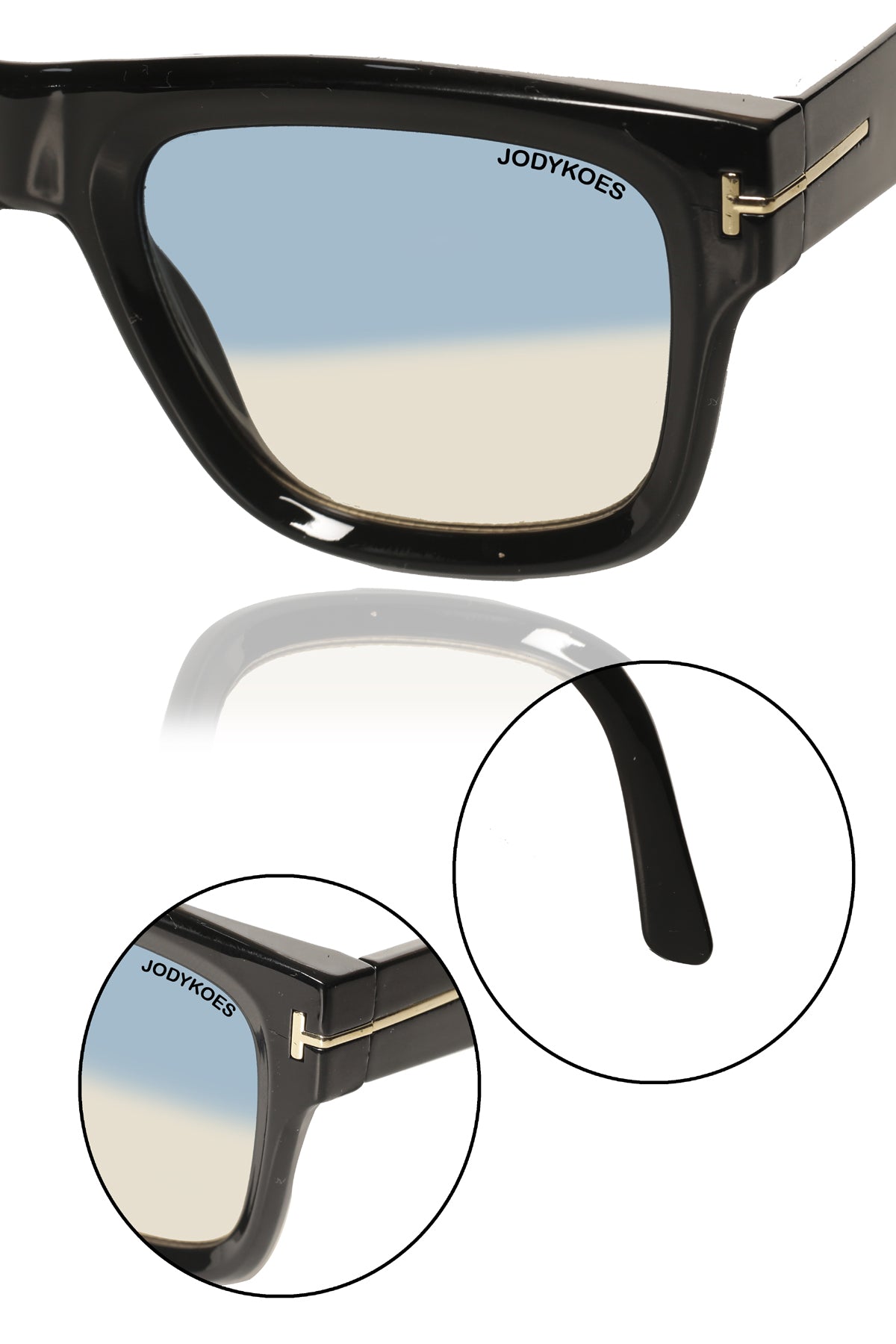 Jodykoes Legacy Premium Square UV400 Protection Sunglasses