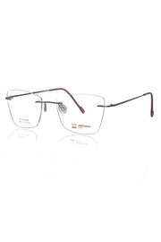 Jodykoes Cat Eye Premium Rimless Frame (Purple)