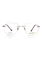 Jodykoes Hexagon Premium Rimless Frame (Gold)