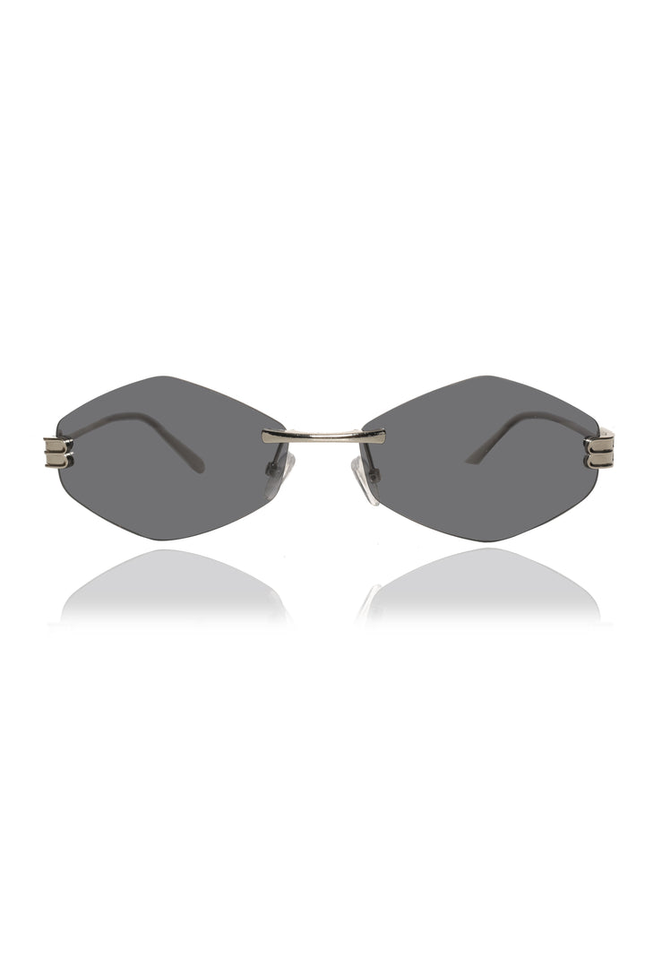 Jodykoes Legacy Rimless Geometric Sunglasses | UV400 Protection