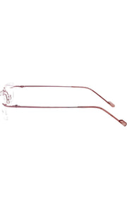 Jodykoes Rectangle Signature Rimless Frame