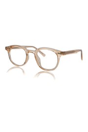 Jodykoes Color-Changing Eyewear Frames | Stylish Pure Acetate UV Protection Glasses | Lightweight & Durable Optical Frames for Men & Women (LIGHT BROWN-RED)