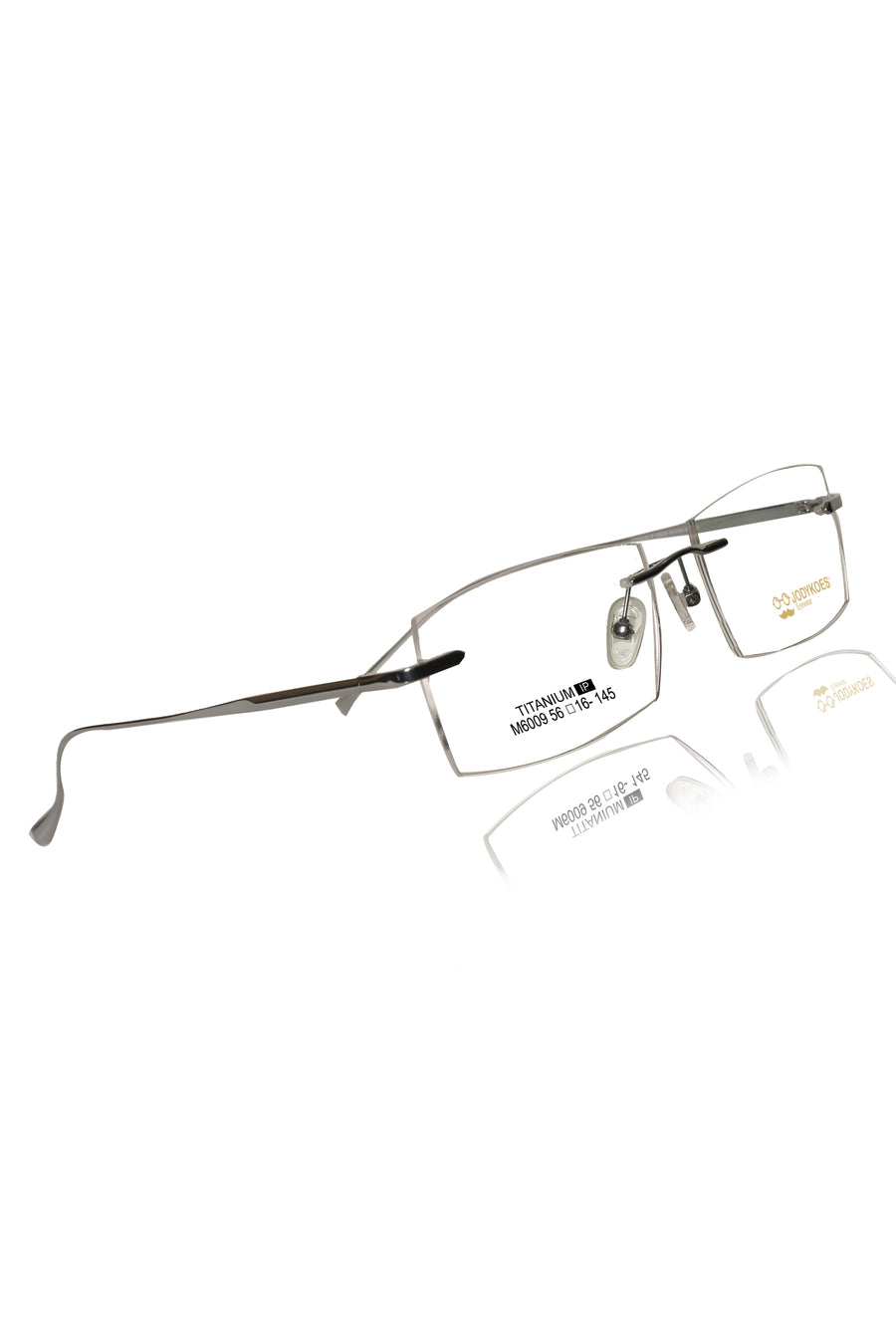 Jodykoes Luxury Pure Titanium Rectangle Rimless Frame | High Quality Lightweight Square Optical Frame