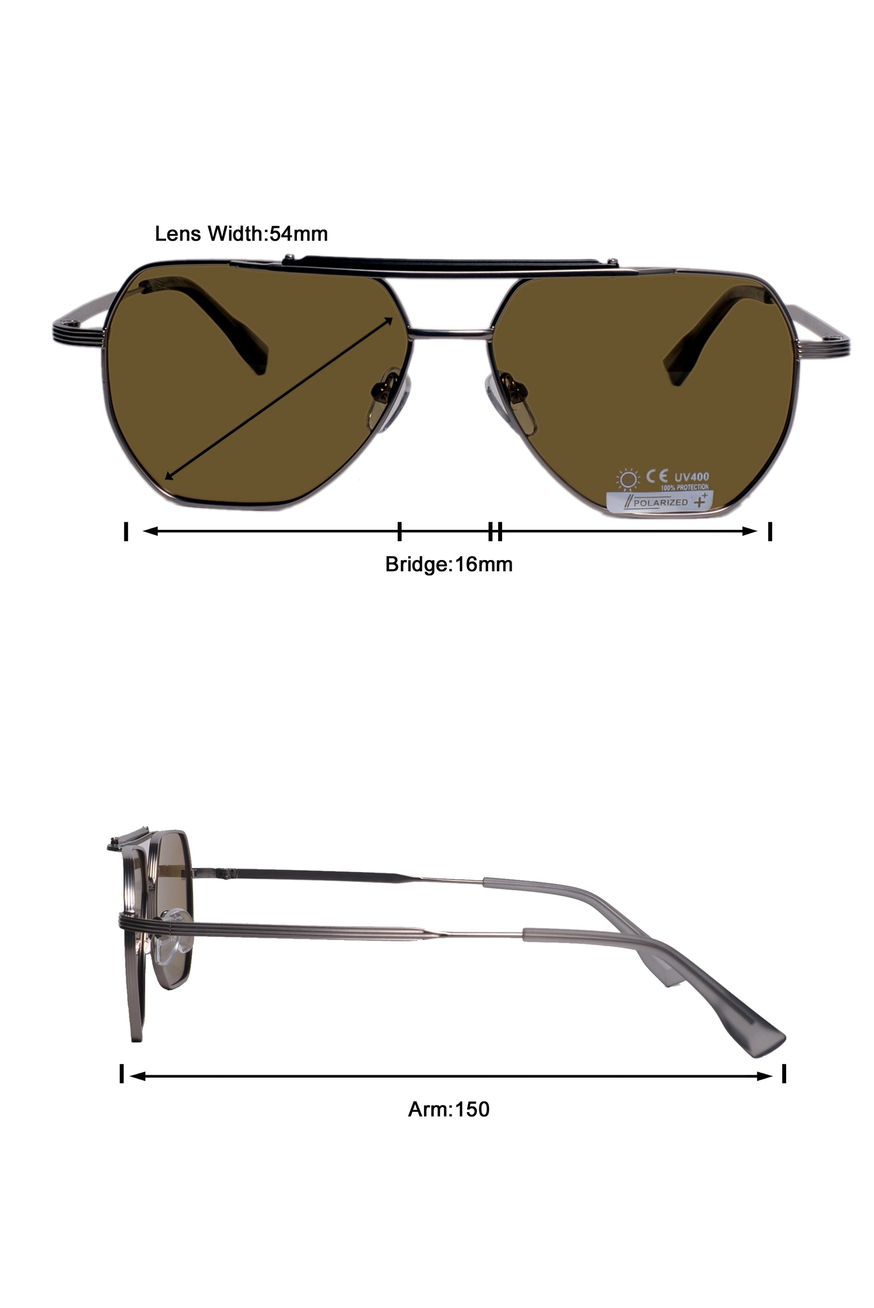 Jodykoes Legacy Square Sunglasses – UV400 Polarized