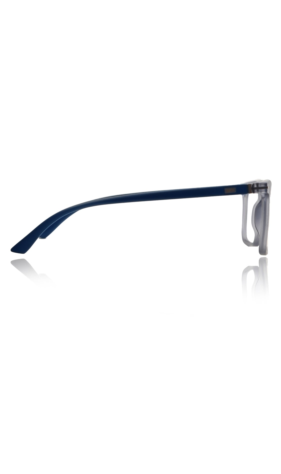 Jodykoes® Colour Frame Series: Stylish Square Spectacle Frames with Blue Ray Protection and Anti-Glare Glasses for Men and Women (Frosted Grey Blue) - Jodykoes ®