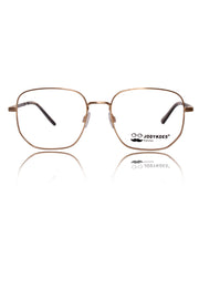 Jodykoes Luxury Pure Titanium Metal Spectacle Eyeglasses | New Shape Square Metal Eyewear Frame (Matte Gold)