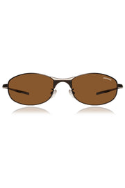 Jodykoes Legacy Sports Edition Metal Rectangular Sunglasses – UV400 Polarized (Brown)