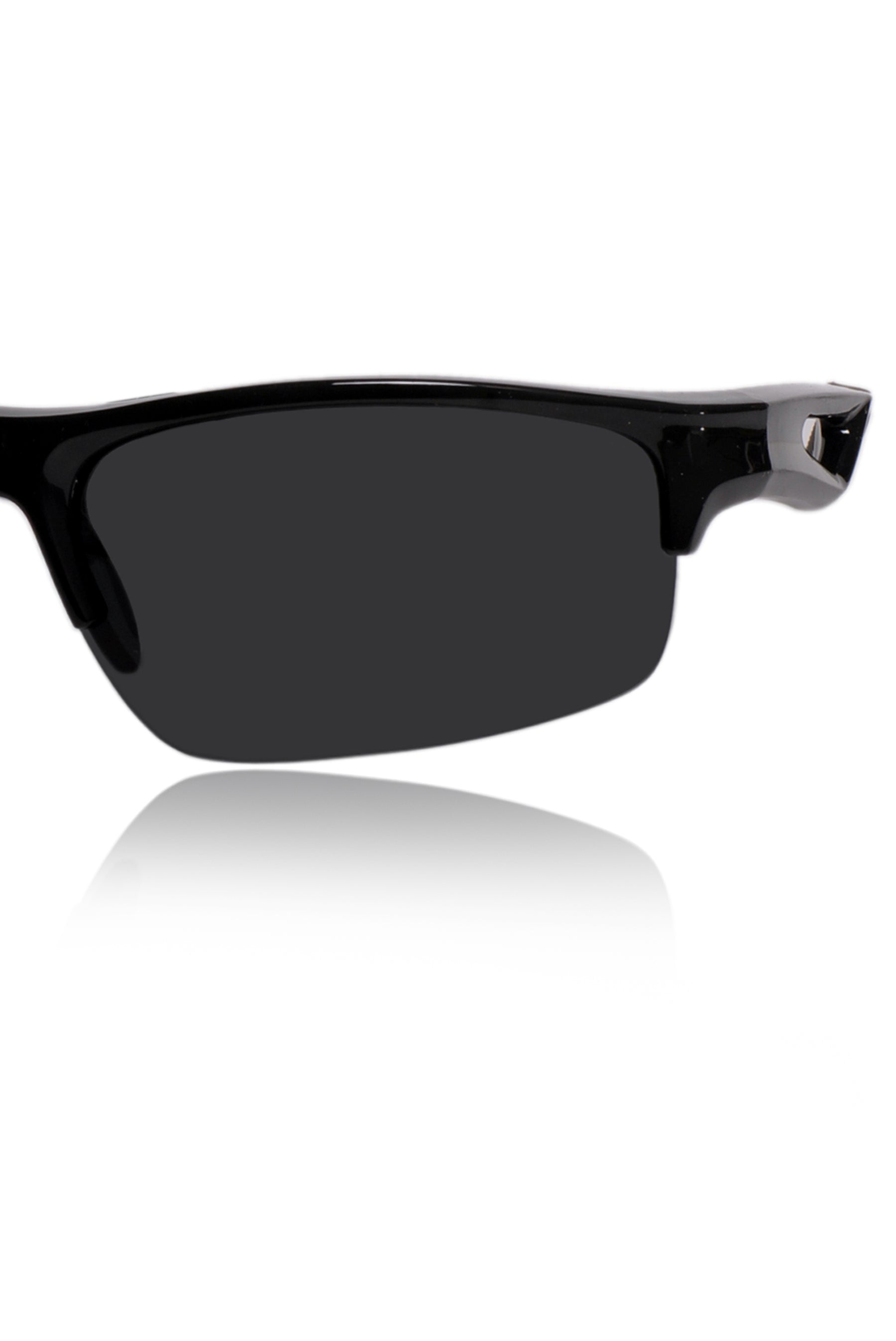 Jodykoes Sports Series Wrap Around Sunglasses for Men & Women | Lightweight Non-Polarized Eyewear | UV400 Protection | Performance Outdoor Shades (Black)