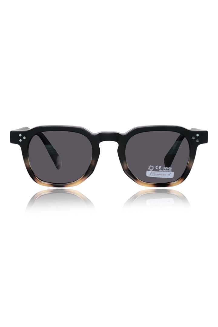 Jodykoes Legacy Hexagonal Sunglasses – UV400 Polarized (Black Tortoise)