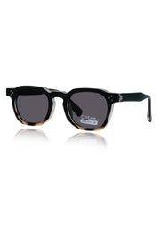 Jodykoes Legacy Hexagonal Sunglasses – UV400 Polarized (Black Tortoise)