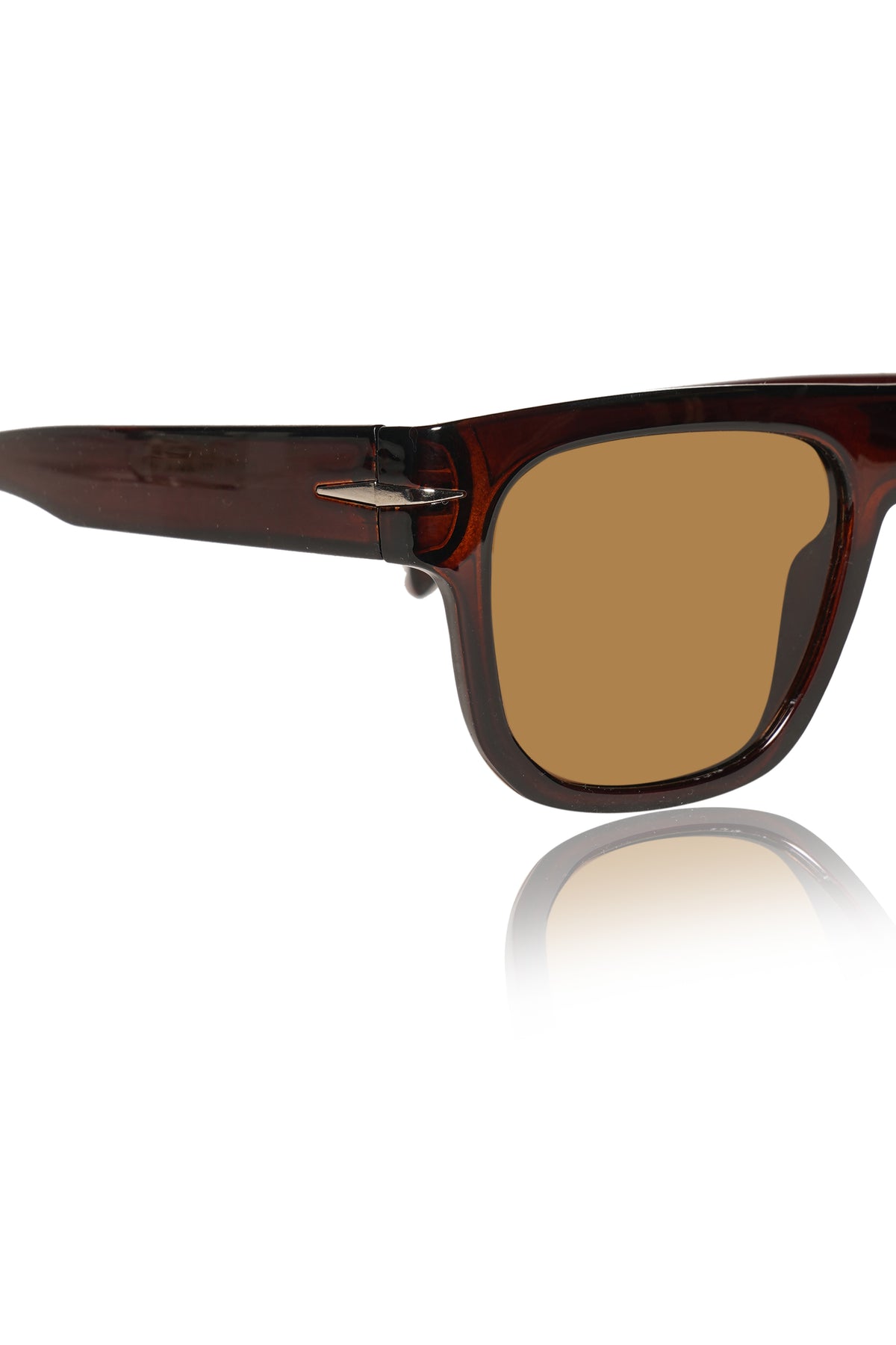 Jodykoes® Series Obsession : Premium Square Pure Acetate Sheet Designer Fashionable Sunglasses Eyewear Shades For Men and Women With UV Protection Eyeglasses Frame (Brown)