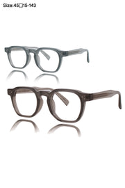Jodykoes Color-Changing Eyewear Frames | Stylish Pure Acetate UV Protection Glasses | Lightweight & Durable Optical Frames for Men & Women (LIGHT GRAY-DARK GRAY)
