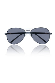 Jodykoes® Series Obsession : Premium Polarized Aviator Sunglass with Designer Arms For UV Protection, Sun Shade Glares Fashion Accessories (Black)