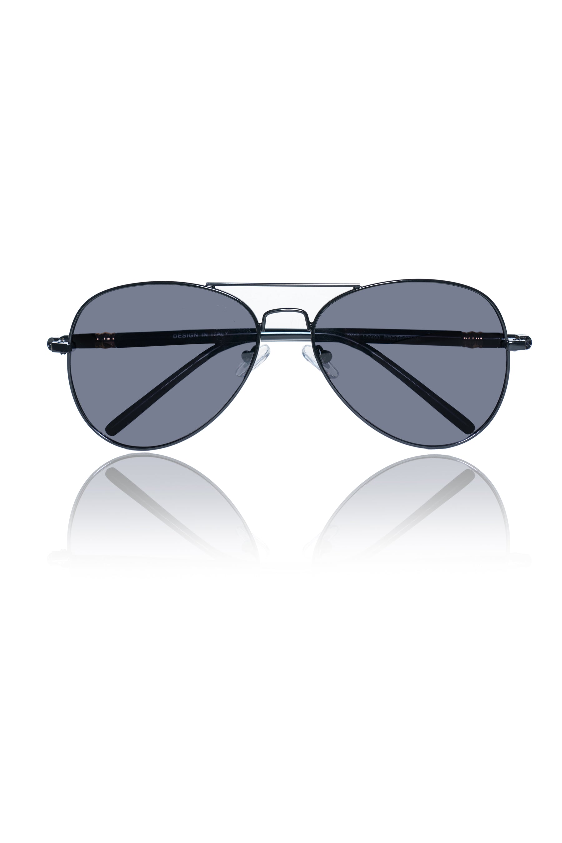 Jodykoes® Series Obsession : Premium Polarized Aviator Sunglass with Designer Arms For UV Protection, Sun Shade Glares Fashion Accessories (Black)