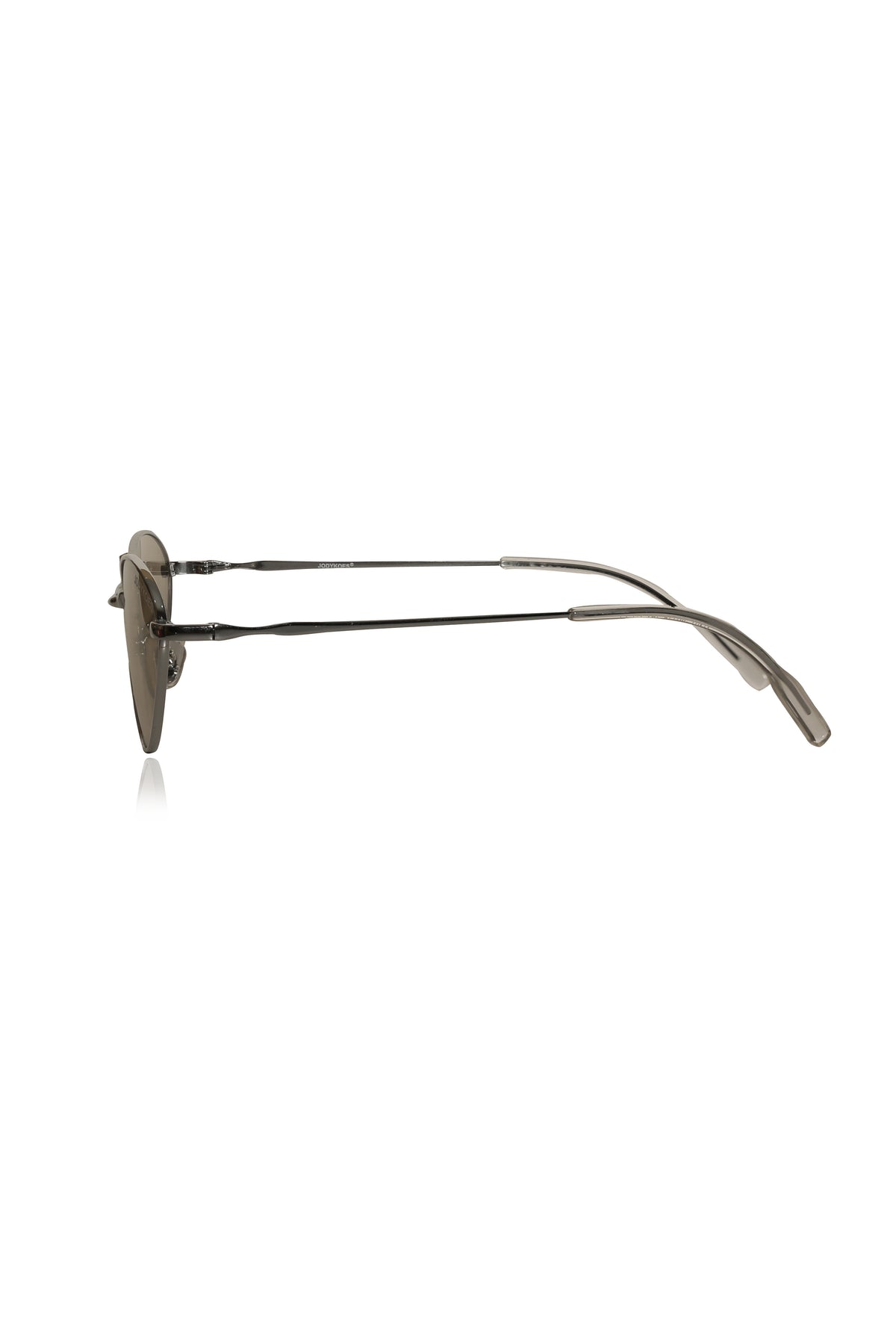 Jodykoes Legacy Metal Cat Eye Sunglasses – UV400 Protection (Brown)