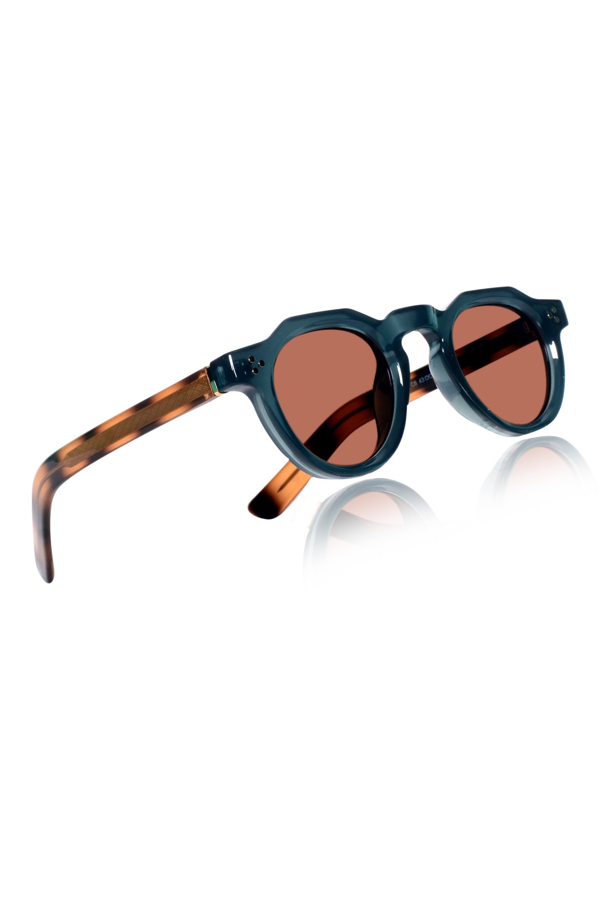 Jodykoes Legacy Flat-Top Sunglasses – UV400 Polarized (Turquoise)