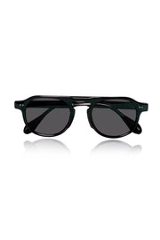 Jodykoes Legacy Round Aviator Sunglasses – UV400 Polarized (Black)