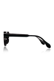Jodykoes Legacy Round Aviator Sunglasses – UV400 Polarized (Black)