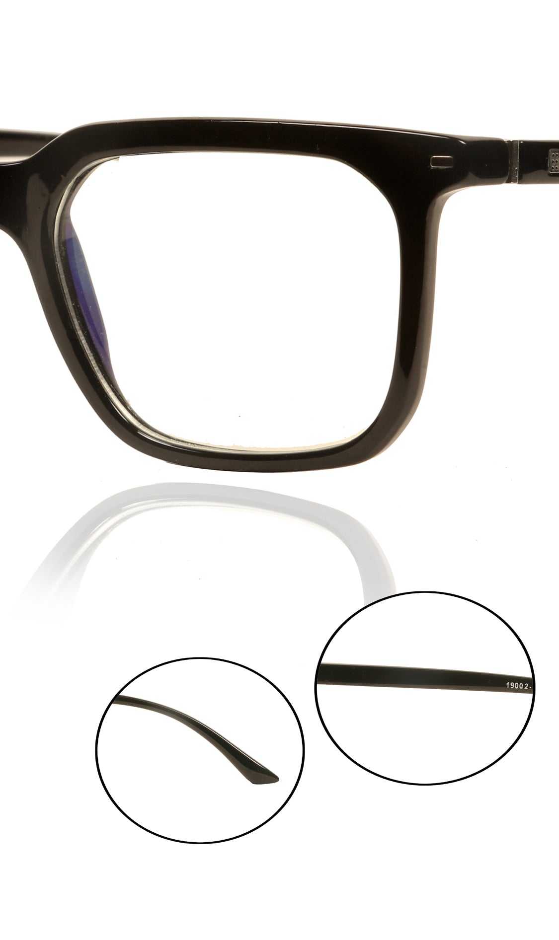 Jodykoes® Colour Frame Series: Stylish Square Spectacle Frames with Blue Ray Protection and Anti-Glare Glasses for Men and Women (Green)