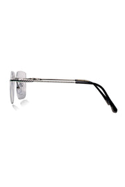 Jodykoes Square Signature Rimless Frame (Silver)