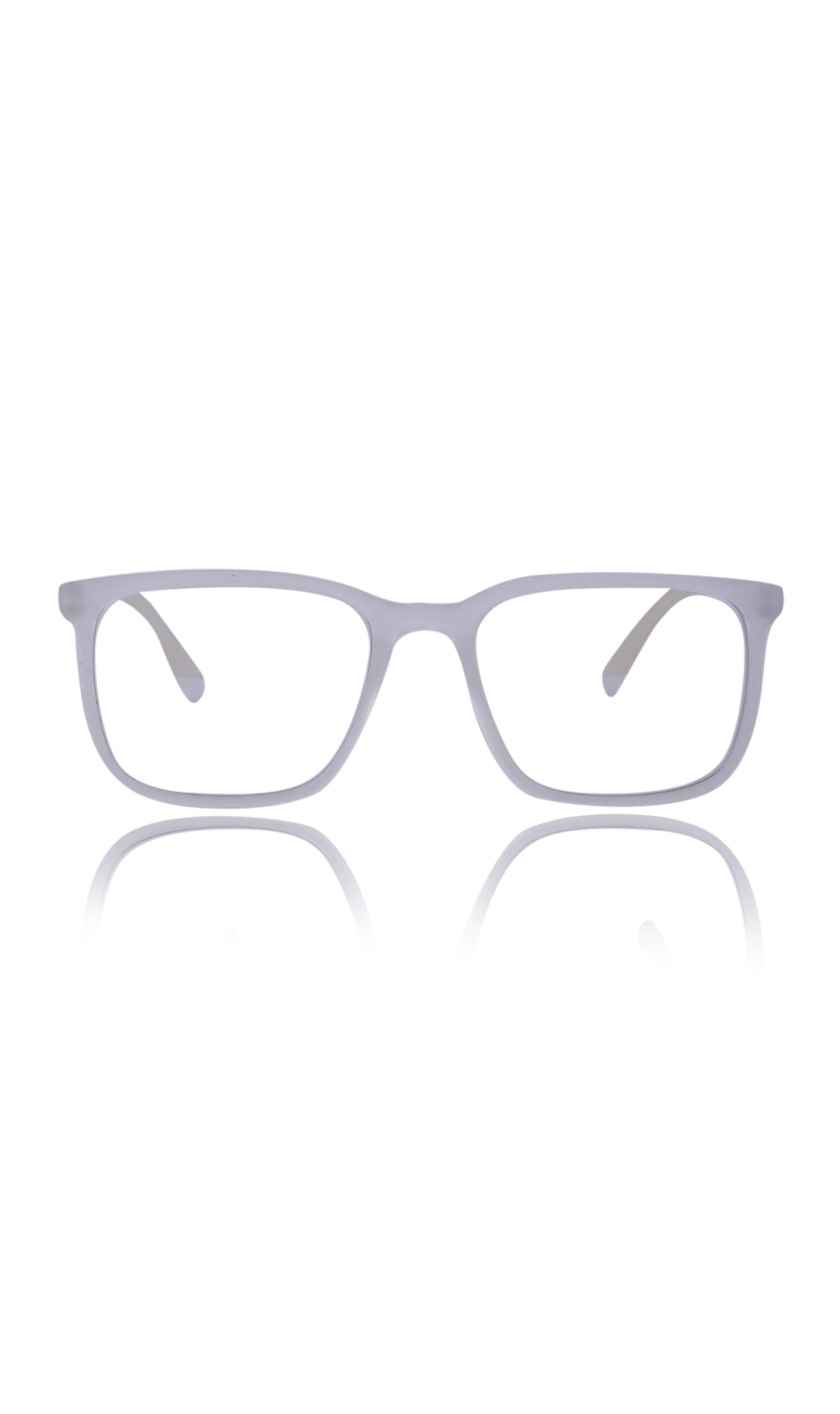 Jodykoes® Colour Series : Vibrant colours eyewear rectangle frames with anti glare and blue filter eyeglasses for men and women (Pearl White)