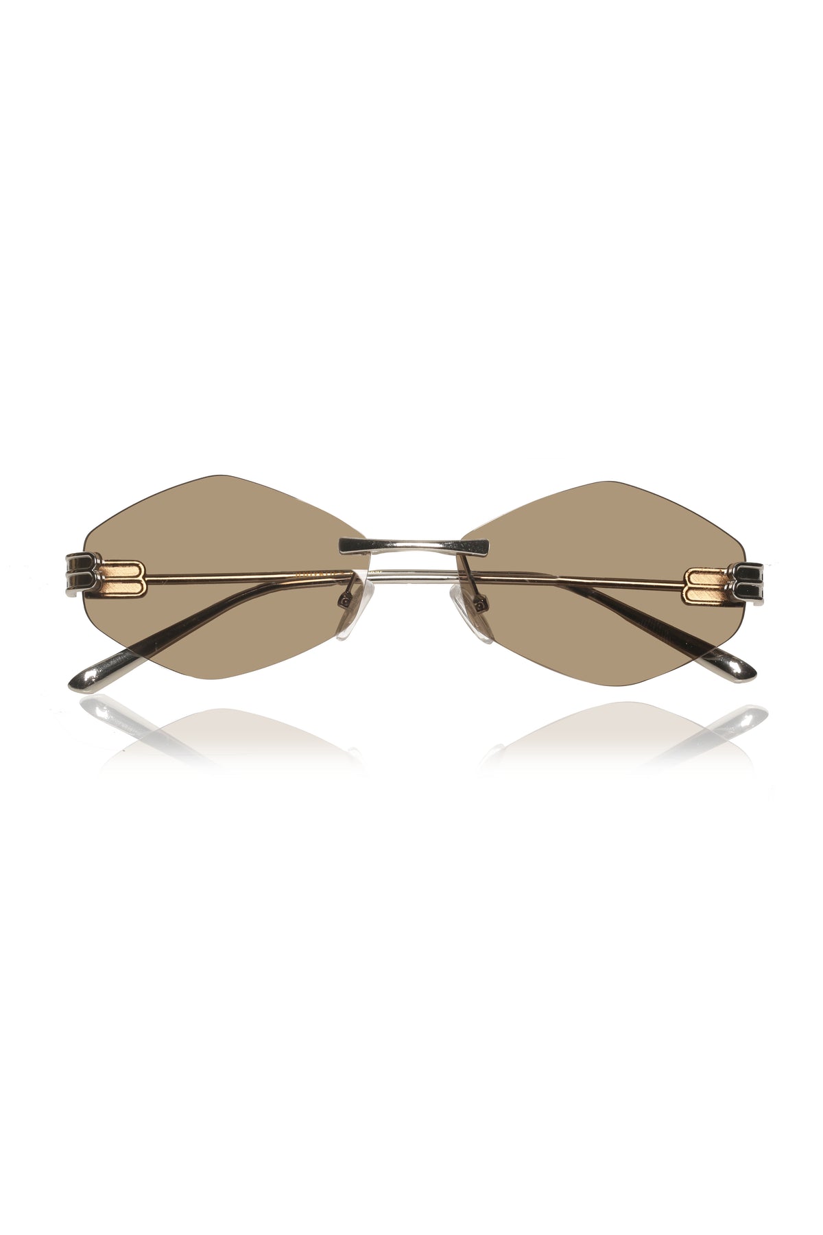 Jodykoes Legacy Rimless Geometric Sunglasses | UV400 Protection